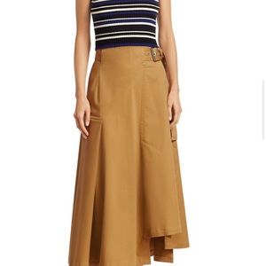 Phillip lim 3.1 Utility Belted Skirt in light Khaki